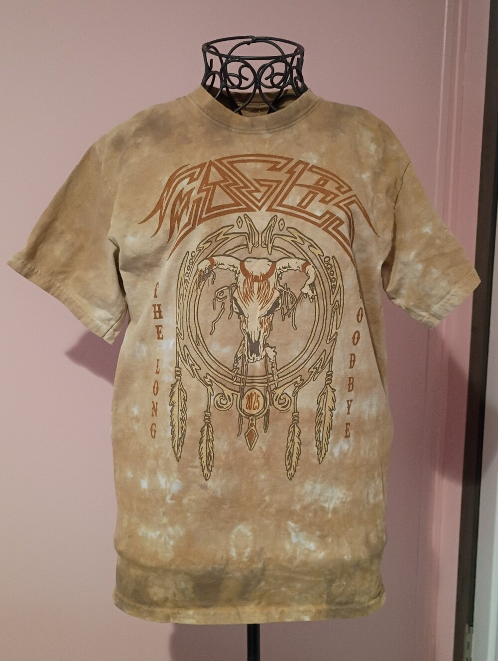🌻The Eagles The Long Goodbye Tour 2025 Official Liquid Blue Graphic Unisex Tee